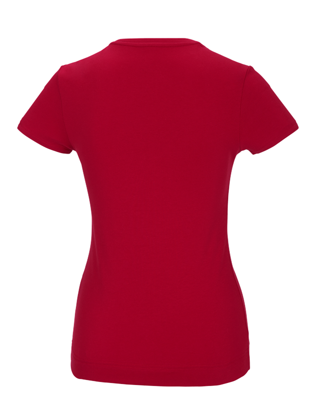 Topics: e.s. Functional T-shirt poly cotton, ladies' + fiery red 1