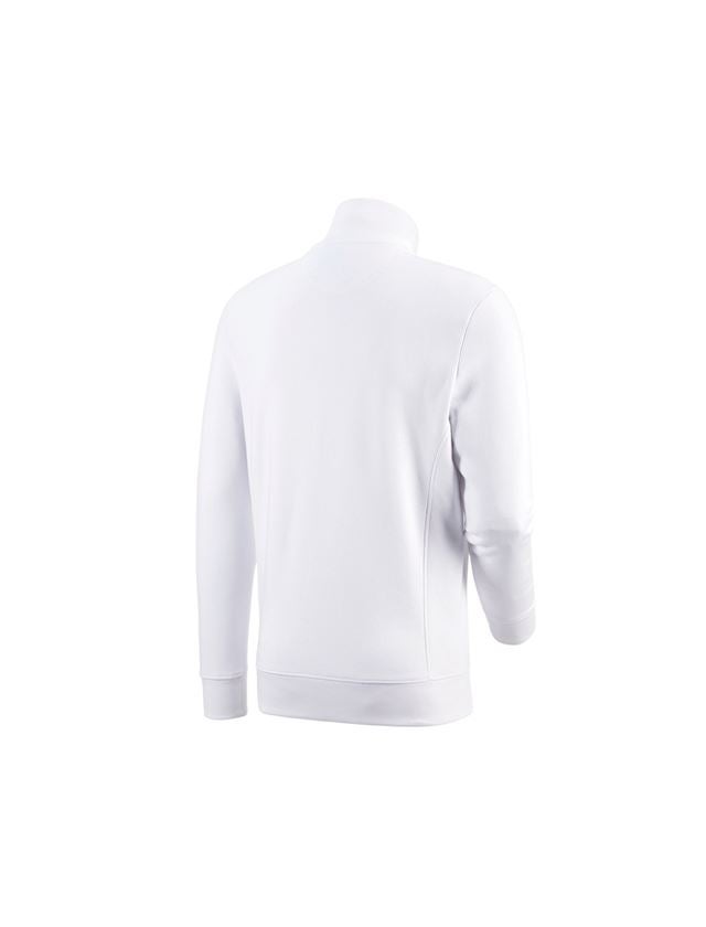Plumbers / Installers: e.s. Sweat jacket poly cotton + white 3