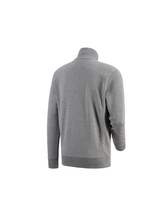 Plumbers / Installers: e.s. Sweat jacket poly cotton + grey melange 1
