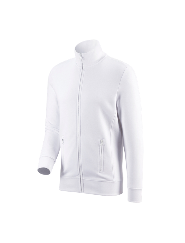 Shirts, Pullover & more: e.s. Sweat jacket poly cotton + white 2