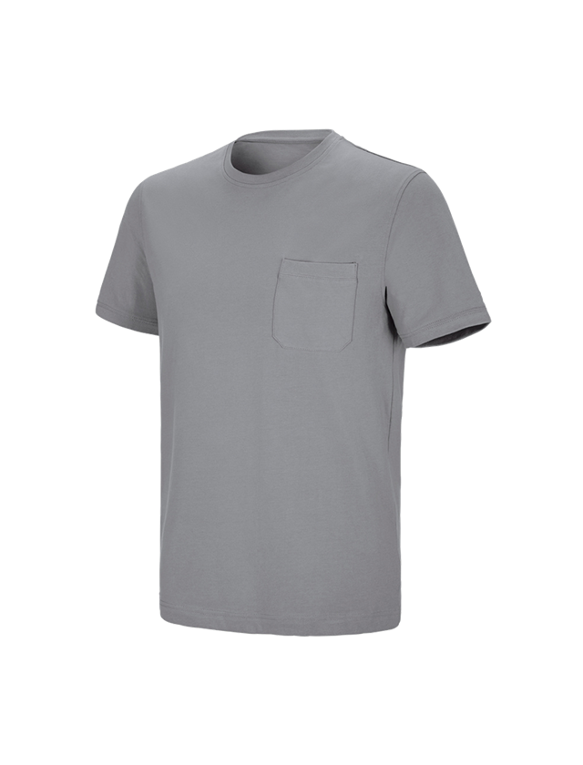 Topics: e.s. T-shirt cotton stretch Pocket + platinum 2