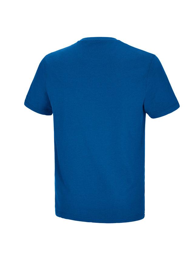 Topics: e.s. T-shirt cotton stretch Pocket + gentianblue 3