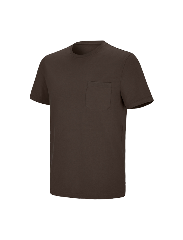 Joiners / Carpenters: e.s. T-shirt cotton stretch Pocket + chestnut 2
