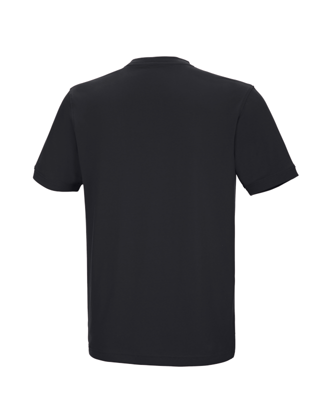 Shirts, Pullover & more: e.s. T-shirt cotton stretch V-Neck + black 2
