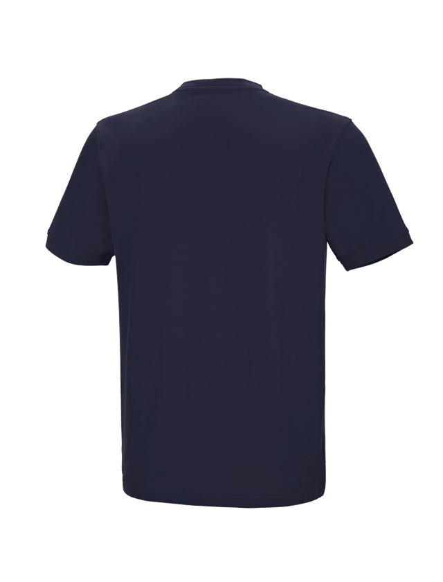 Shirts, Pullover & more: e.s. T-shirt cotton stretch V-Neck + navy 3