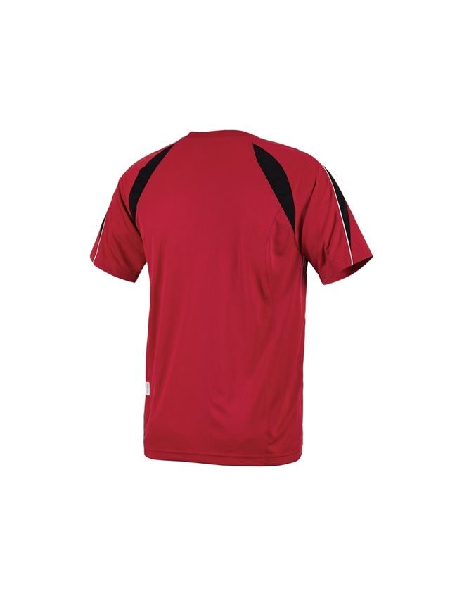 Topics: e.s. Functional T-shirt poly Silverfresh + red/black 2