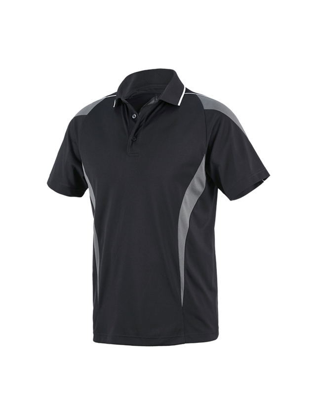 Shirts, Pullover & more: e.s. Functional polo-shirt poly Silverfresh + graphite/cement