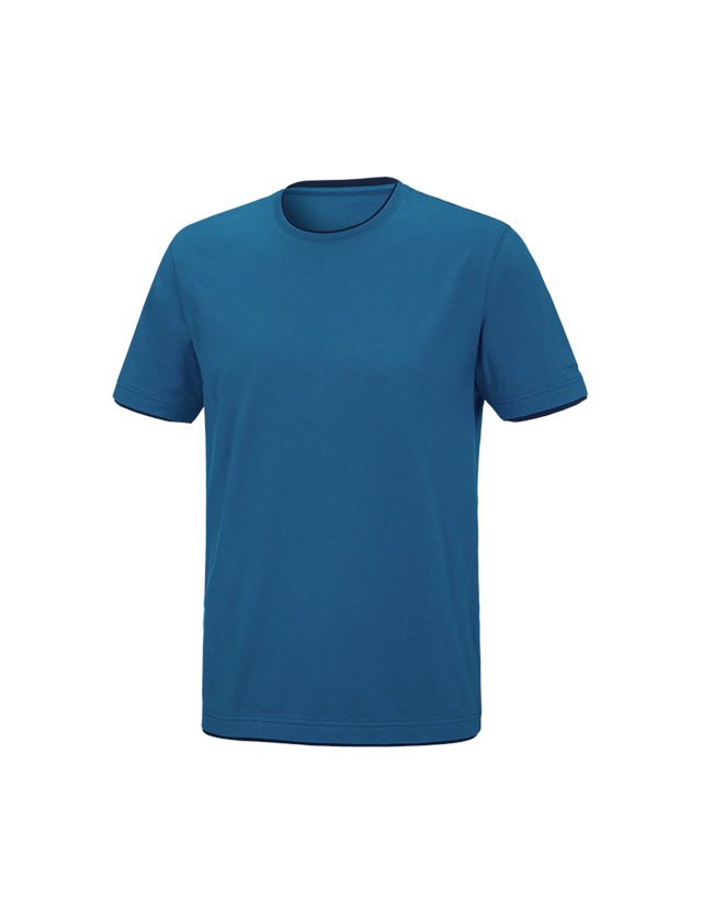 Topics: e.s. T-shirt cotton stretch Layer + atoll/navy 2