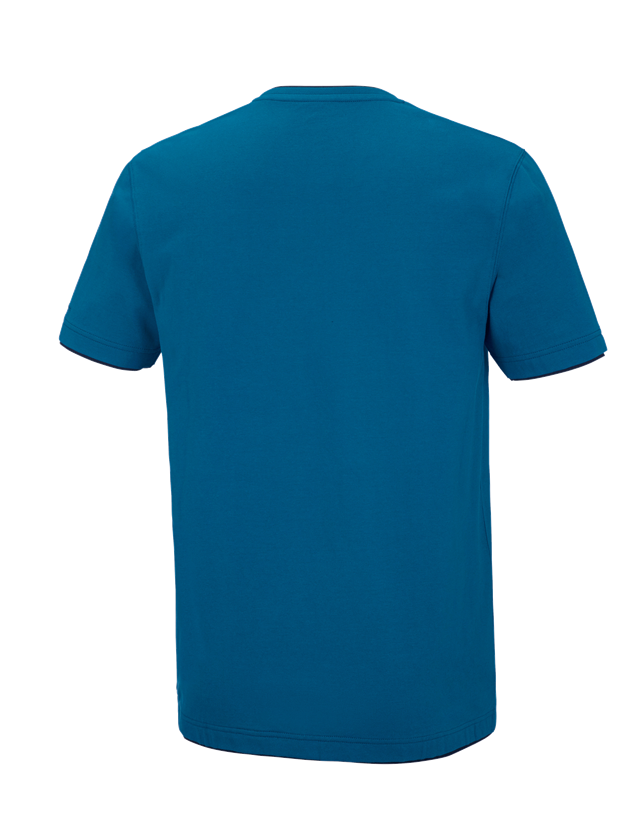 Topics: e.s. T-shirt cotton stretch Layer + atoll/navy 3