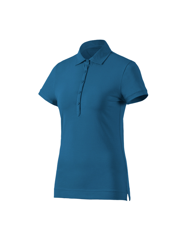 Plumbers / Installers: e.s. Polo shirt cotton stretch, ladies' + atoll