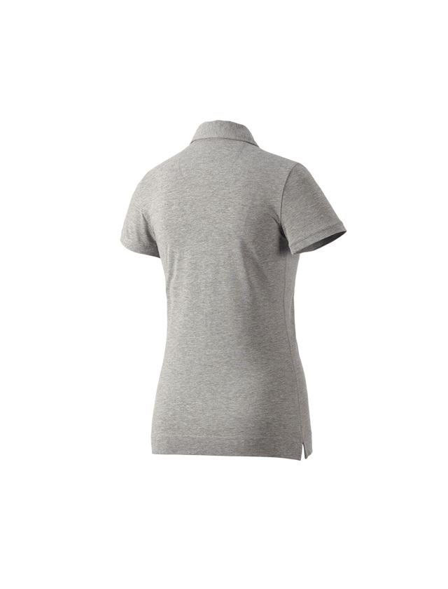 Topics: e.s. Polo shirt cotton stretch, ladies' + grey melange 1