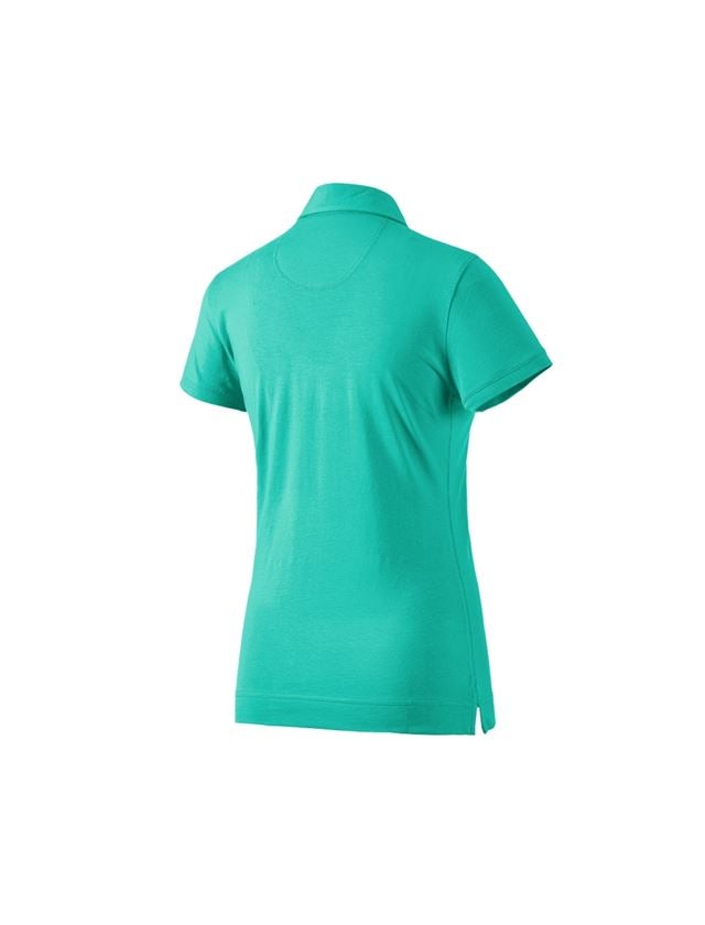 Plumbers / Installers: e.s. Polo shirt cotton stretch, ladies' + lagoon 1
