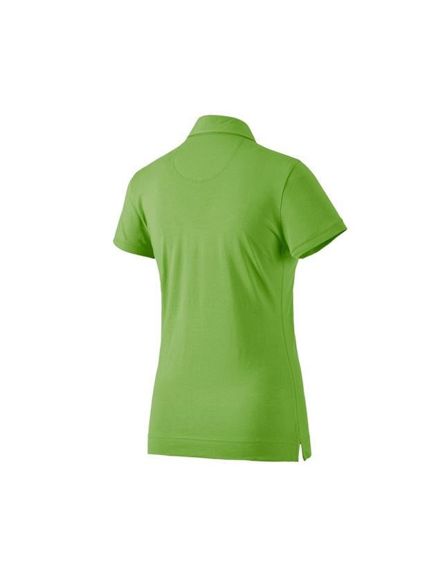 Topics: e.s. Polo shirt cotton stretch, ladies' + seagreen 1