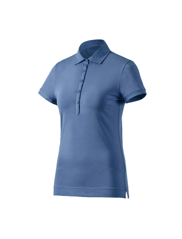 Plumbers / Installers: e.s. Polo shirt cotton stretch, ladies' + cobalt