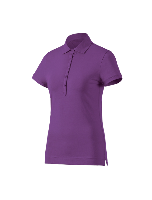 Joiners / Carpenters: e.s. Polo shirt cotton stretch, ladies' + violet