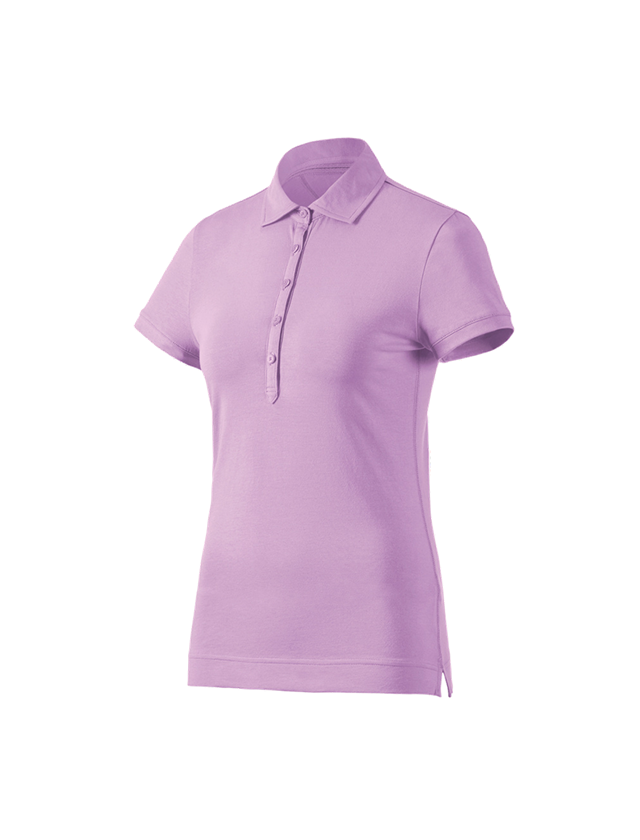 Plumbers / Installers: e.s. Polo shirt cotton stretch, ladies' + lavender