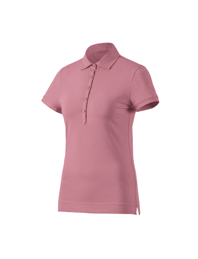 Topics: e.s. Polo shirt cotton stretch, ladies' + antiquepink