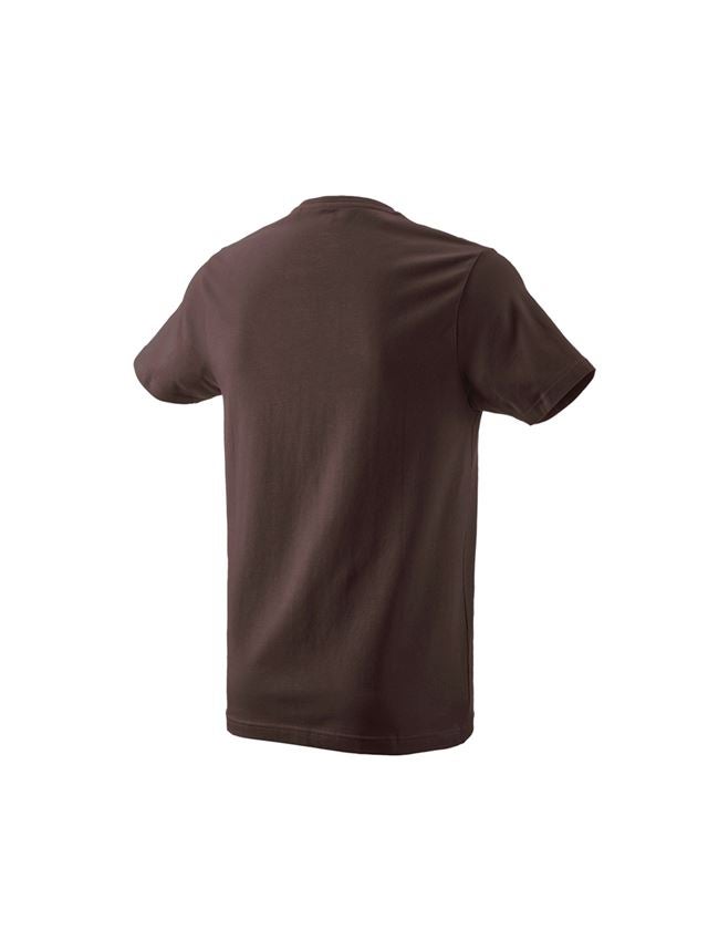 Shirts, Pullover & more: e.s. T-shirt 1908 + chestnut/white 3