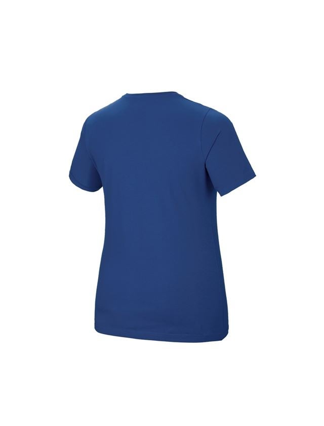 Shirts, Pullover & more: e.s. T-shirt cotton stretch, ladies', plus fit + alkaliblue 2