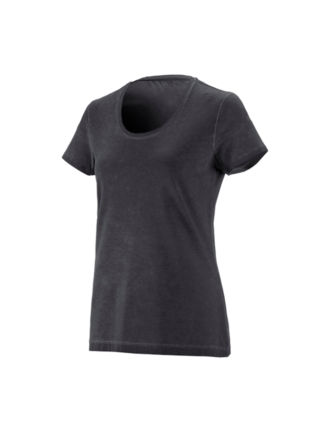 Shirts, Pullover & more: e.s. T-Shirt vintage cotton stretch, ladies' + oxidblack vintage 1