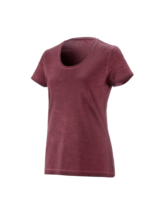 Topics: e.s. T-Shirt vintage cotton stretch, ladies' + ruby vintage 1