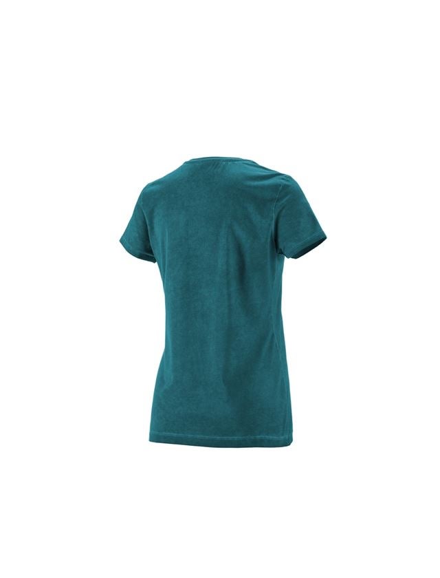 Topics: e.s. T-Shirt vintage cotton stretch, ladies' + darkcyan vintage 4