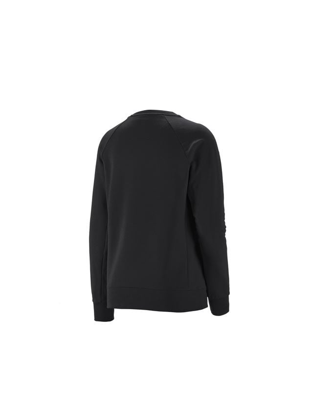 Plumbers / Installers: e.s. Sweatshirt cotton stretch, ladies' + black 1