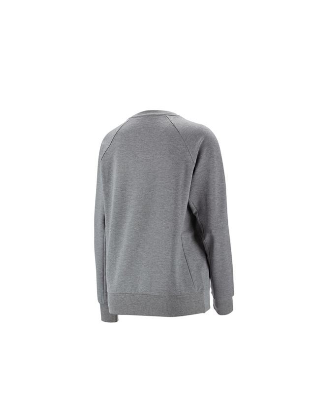 Shirts, Pullover & more: e.s. Sweatshirt cotton stretch, ladies' + grey melange 1