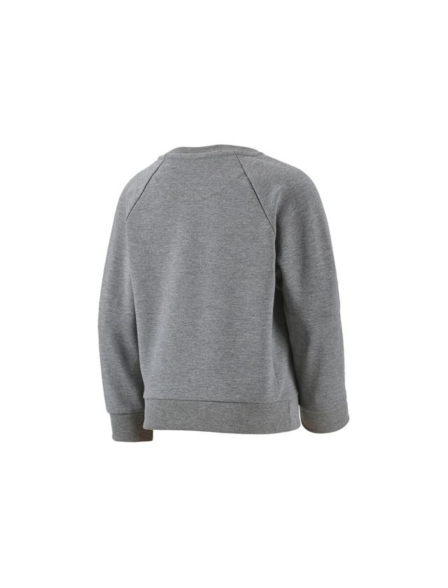 Topics: e.s. Sweatshirt cotton stretch, children's + grey melange 3