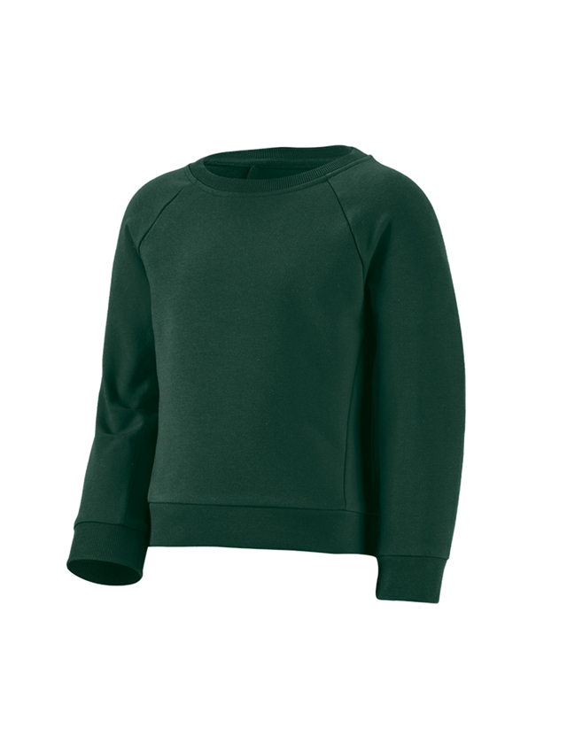 Topics: e.s. Sweatshirt cotton stretch, children's + green 1