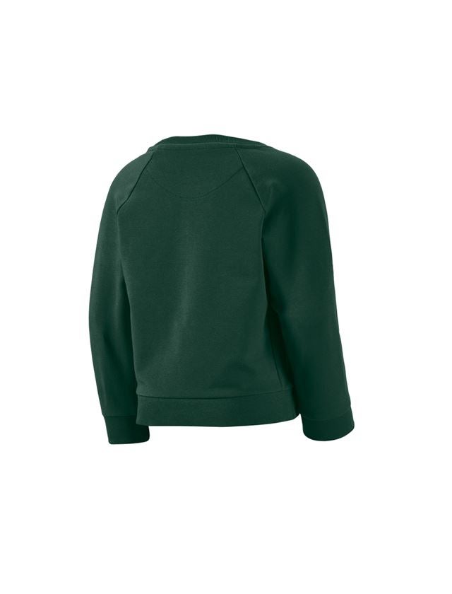 Topics: e.s. Sweatshirt cotton stretch, children's + green 2