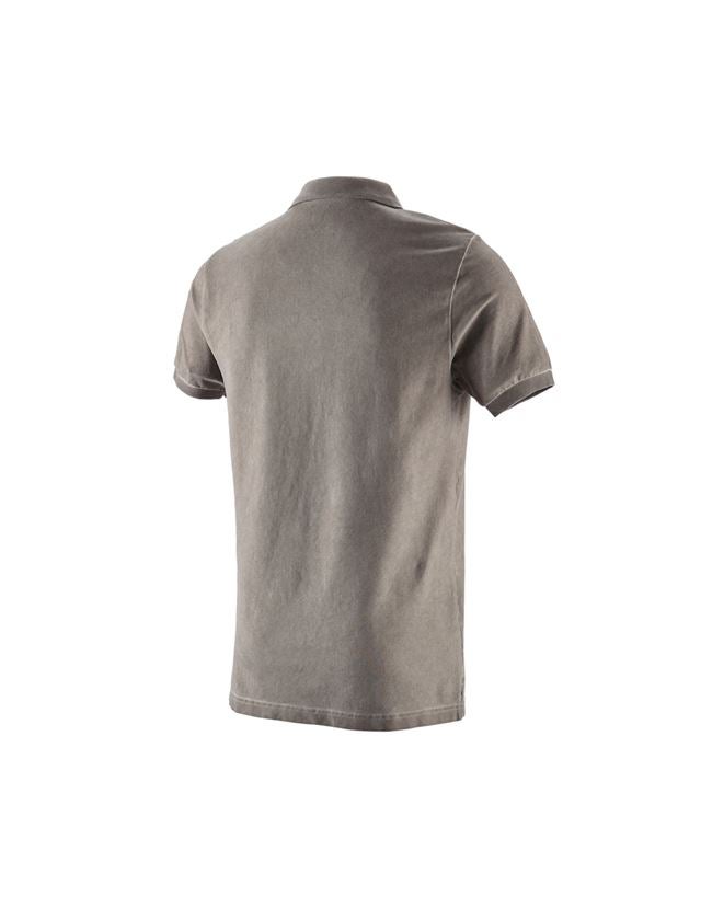 Topics: e.s. Polo shirt vintage cotton stretch + taupe vintage 6