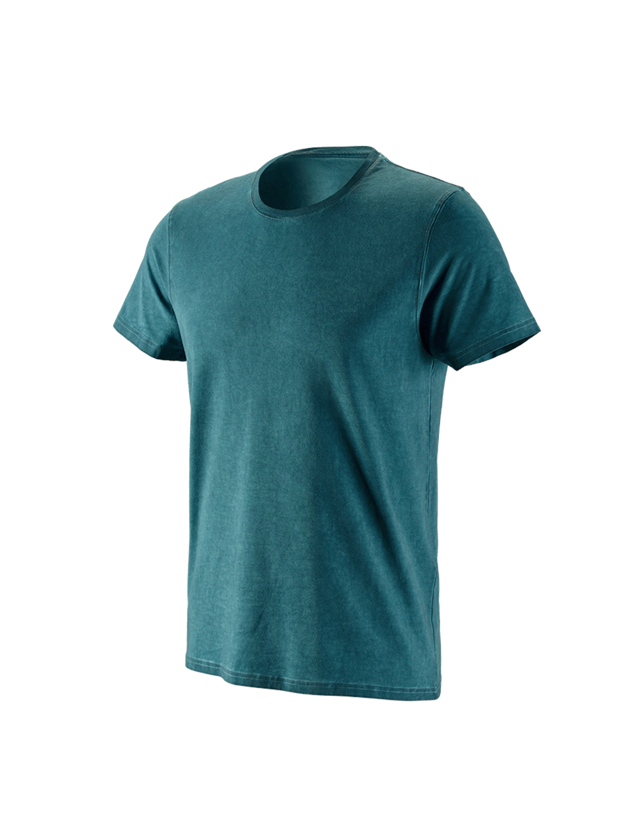 Shirts, Pullover & more: e.s. T-shirt vintage cotton stretch + darkcyan vintage 5