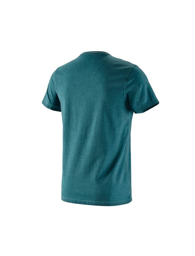 Shirts, Pullover & more: e.s. T-shirt vintage cotton stretch + darkcyan vintage 6