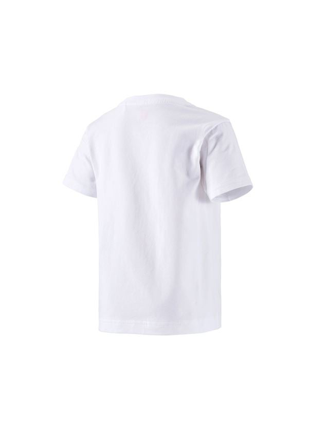 Topics: e.s. T-Shirt cotton stretch, children's + white 1