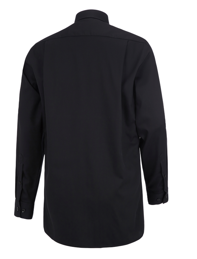 Shirts, Pullover & more: Business shirt e.s.comfort, long sleeved + black 1