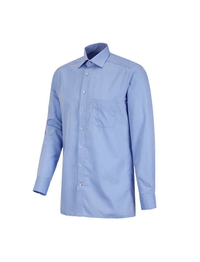 Shirts, Pullover & more: Business shirt e.s.comfort, long sleeved + lightblue melange 2