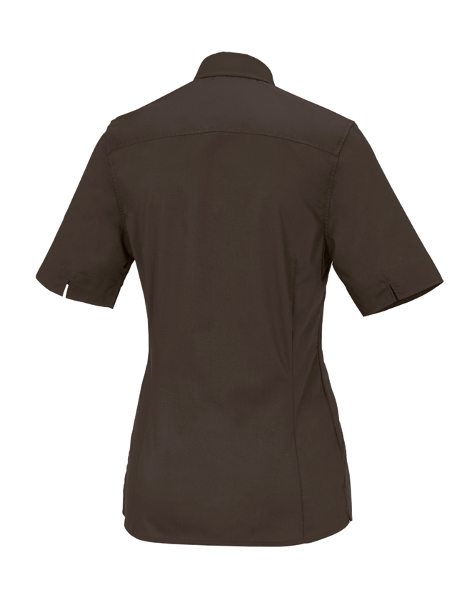 Topics: Business blouse e.s.comfort, short sleeved + chestnut 3