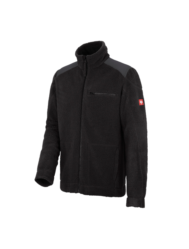 Work Jackets: Faux fur jacket e.s.roughtough  + black 2