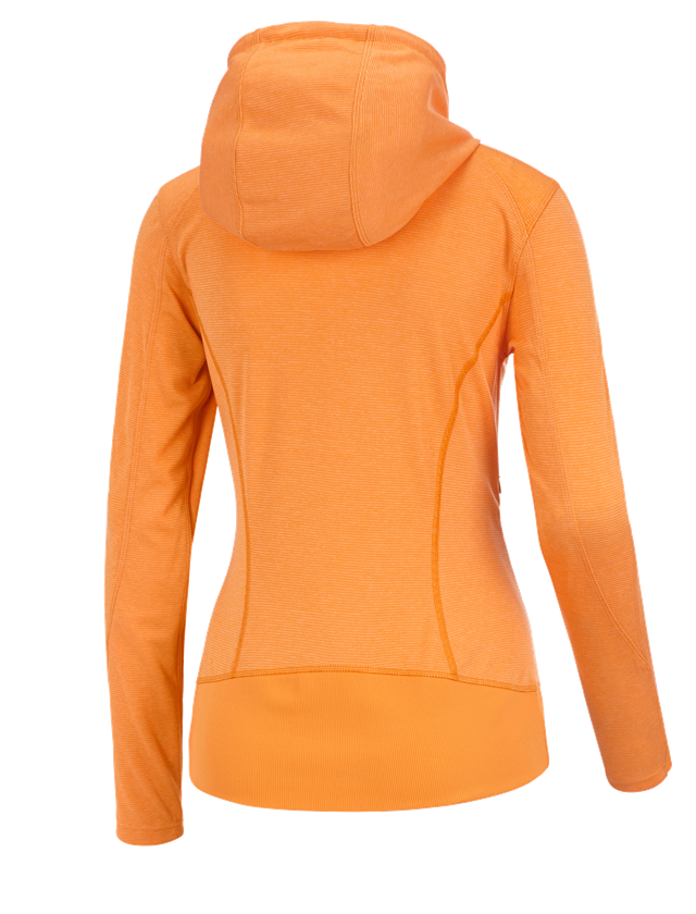 Shirts, Pullover & more: e.s. Functional hooded jacket stripe, ladies' + lightorange 1