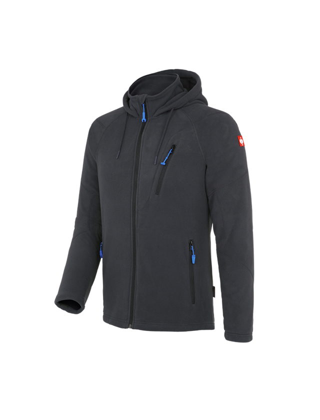 Work Jackets: Hooded fleece jacket e.s. motion 2020 + graphite 2