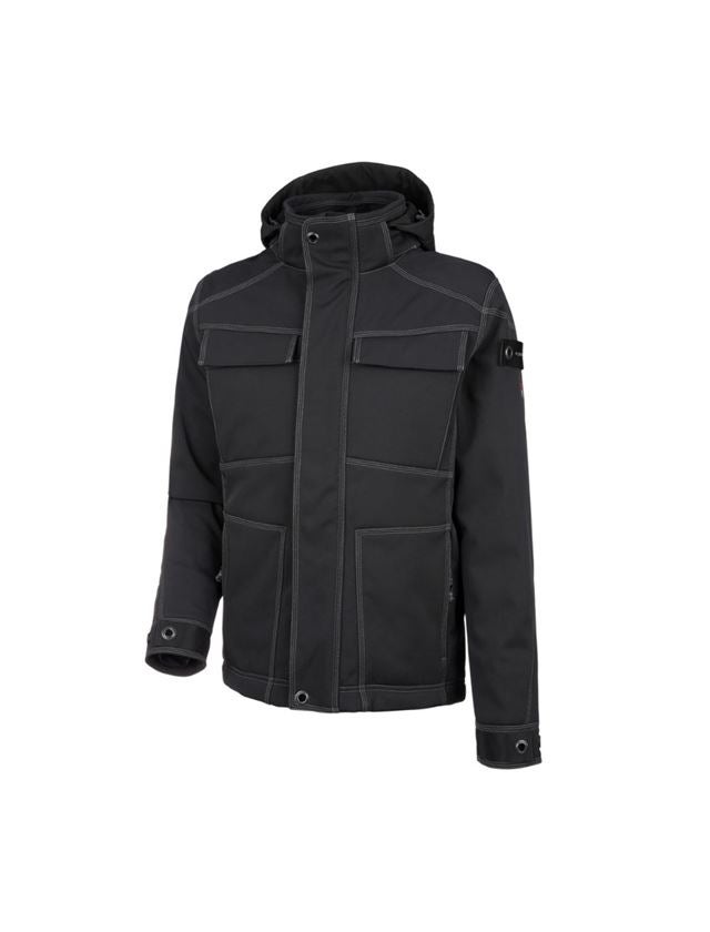 Joiners / Carpenters: Winter softshell jacket e.s.roughtough + black 2