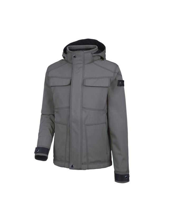 Work Jackets: Winter softshell jacket e.s.roughtough + titanium 2