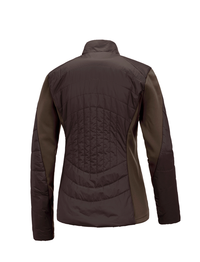Topics: e.s. Function quilted jacket thermo stretch,ladies + chestnut 3