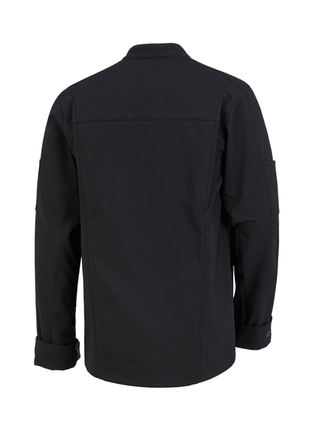 Work Jackets: Softshell jacket e.s.fusion, men's + black 1