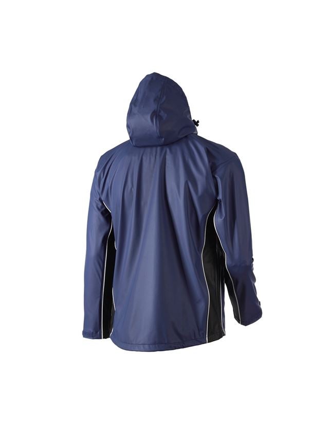 Work Jackets: Rain jacket flexactive + navy/black 3