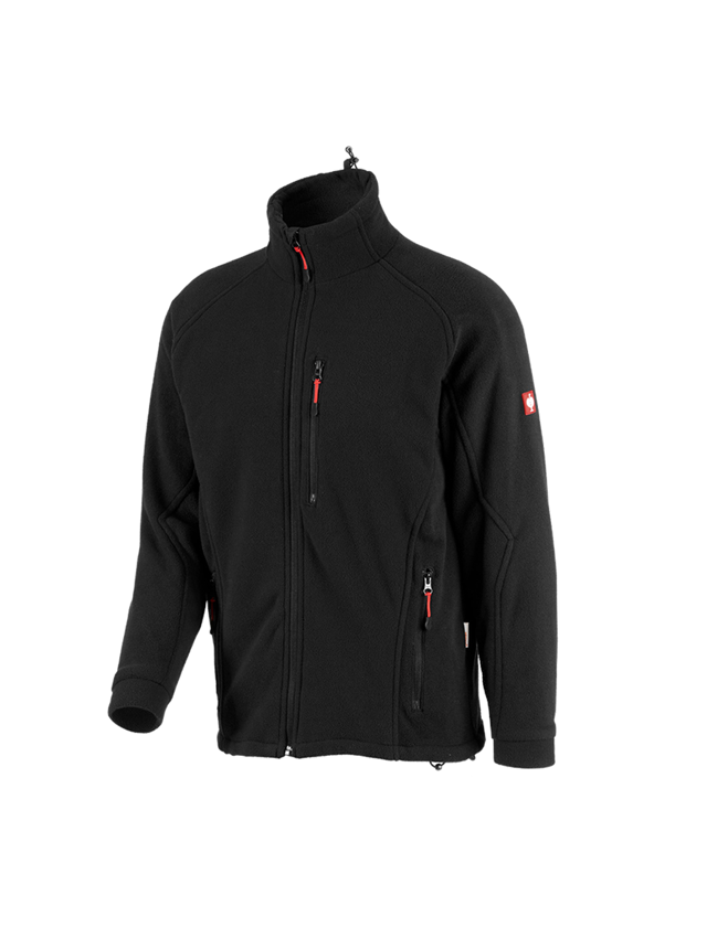 Functional fleece jacket dryplexx® wind black
