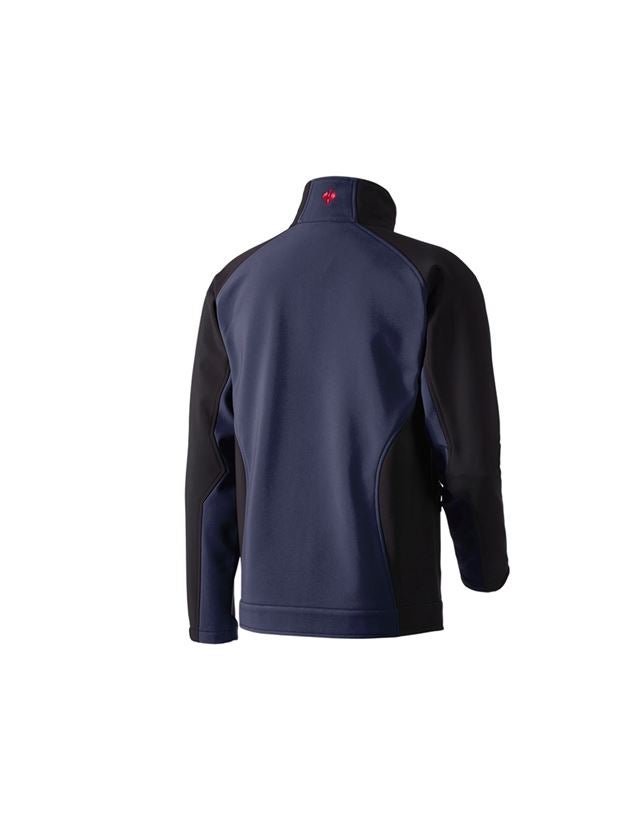 Work Jackets: Softshell Jacket dryplexx® softlight + navy/black 1