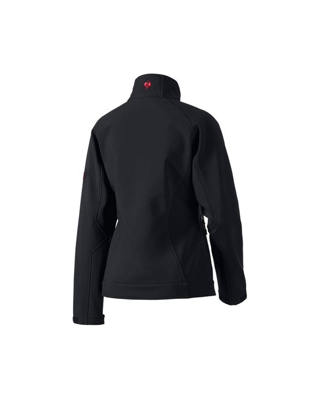 Work Jackets: Ladies' softshell jacket dryplexx® softlight + black 3