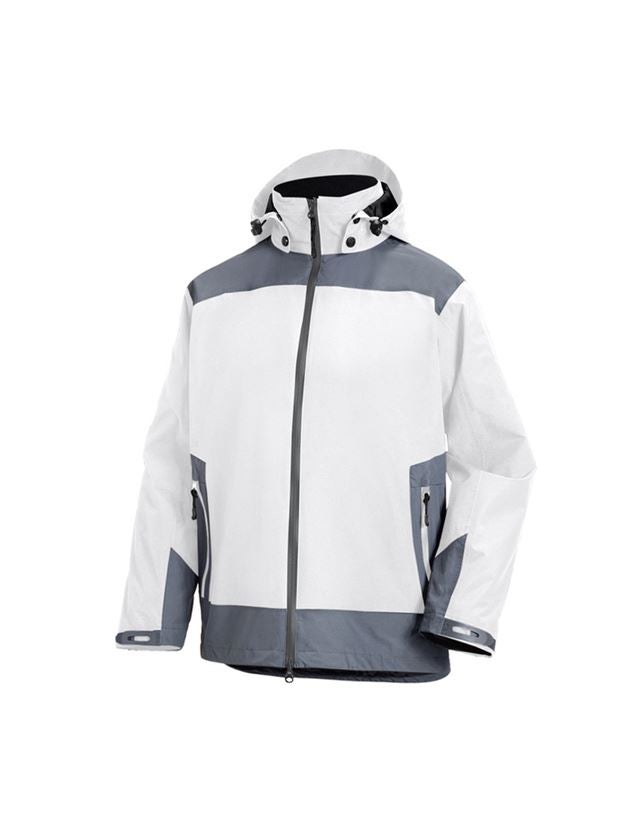 Joiners / Carpenters: e.s. 3 in 1 functional jacket, men + white/grey 2